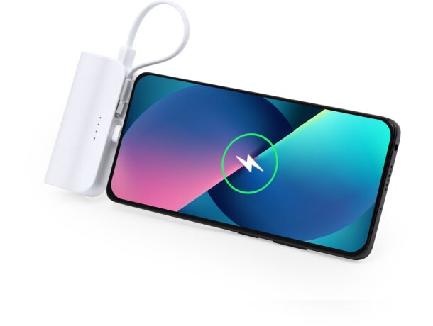Powerbanks de plástico en forma cilíndrica 5000 mah Laford detalle 4