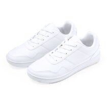 Zapatillas Parisix blancas con cordoneras a juego