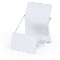 Soporte fijo para móvil personalizado plata Soporte fijo para móvil personalizado plata