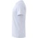 Camiseta adulto blanca algodón ring spun cuello redondo Epika detalle 2
