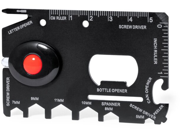 Multiherramienta Vireon de acero con 16 funciones y LED integrado detalle 2