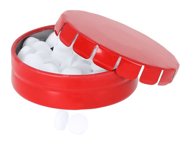 Dispensador caramelos Mizzen con tapa a presión metal detalle 1