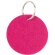 Llavero redondo fieltro Fucsia