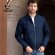 Chaquetas poliéster cuello béisbol