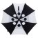 Paraguas Budyx de golf en colores combinados negro/blanco