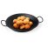Plato Abanda negro polipropileno 15 cm para catering profesional detalle 3