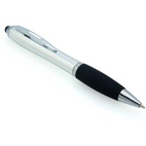 Bolígrafo con puntero en plata personalizado Bolígrafo con puntero en plata personalizado