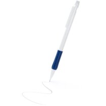 Portaminas blanco con grip a color personalizado negro Portaminas blanco con grip a color personalizado negro
