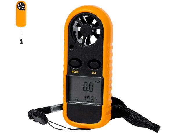 Anemómetro Balest con medición de viento y temperatura detalle 1