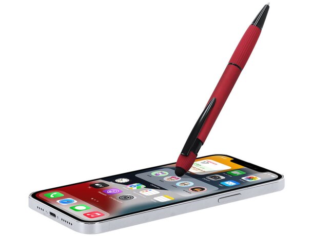 Bolígrafo puntero Turbom con aluminio reciclado y grip gomoso detalle 4