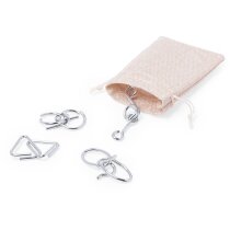 Set 4 juegos habilidad acero con logo personalizado