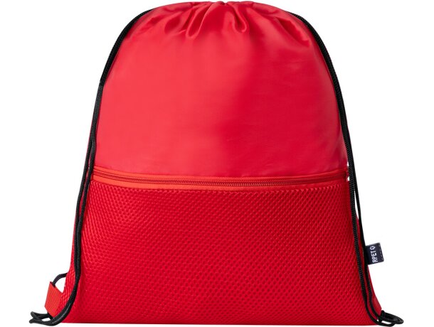 Mochila saco para empresa con bolsillo frontal de rejilla de poliéster Uznam detalle 2