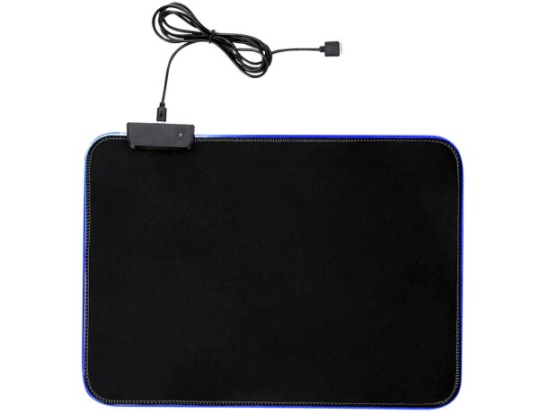 Alfombrilla gamer Higgins con iluminación LED RGB multicolor detalle 6