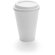 Vaso con tapa para llevar blanco