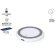 Cargador inalámbrico magnético Joyce de 15W blanco
