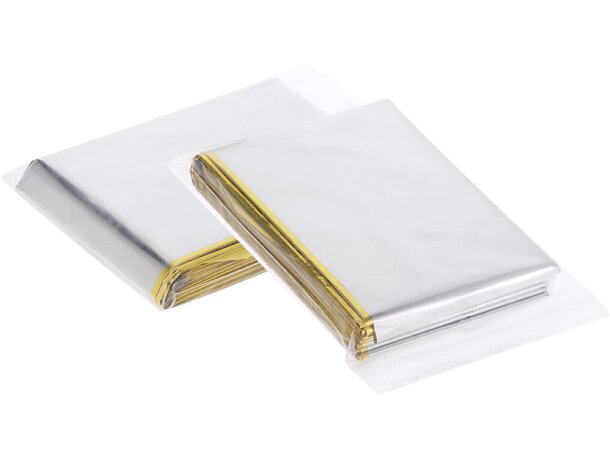 Manta térmica Mithak pet aluminizado doble cara 210x130cm detalle 2