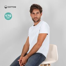 Camiseta adulta blanca Stiles algodón ring spun