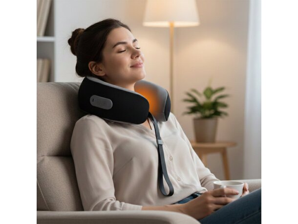 Almohadilla masajeador cervical Fontex recargable con funda detalle 4