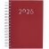 Agenda Witrex con anillas A5 Rojo