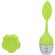 Infusor de té Ponar acero inoxidable y silicona Verde claro