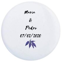 Chapas para bodas personalizados baratos