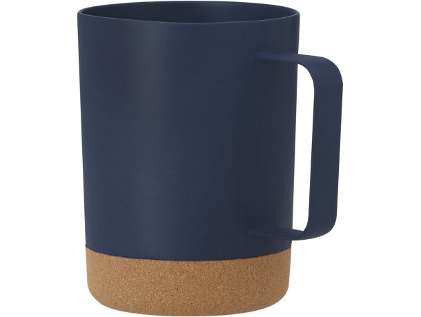Taza Jurgen de pp reciclado con asa de corcho natural 400ml detalle 2
