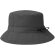 Gorro bob Dagger en soft nylon con cordón ajustable Negro