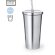 Vaso termo publicitario Moder acero doble pared 600ml pajita