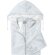 Impermeable con capucha ajustable gris