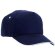 Gorra con cinco paneles y ojetes de color five negra