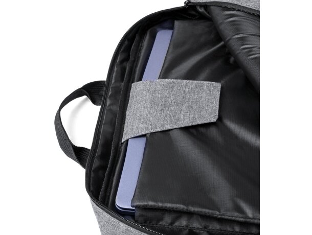 Mochila para portátil original rPET 600D para cintas acolchadas Makarzur detalle 6