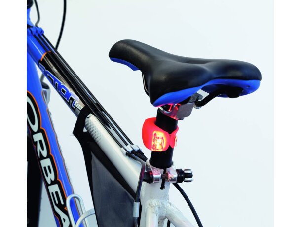 Linterna para bicicleta con 3 funciones personalizada