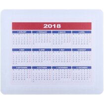 Alfombrilla con calendario en varios colores personalizada blanca Alfombrilla con calendario en varios colores personalizada blanca