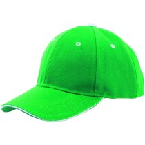 Gorra con detalles de color fabricada en poliester algodón personalizada Gorra con detalles de color fabricada en poliester algodón personalizada