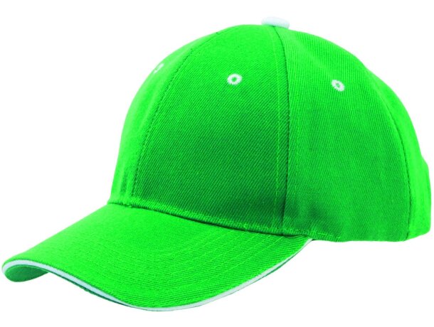 Gorra con detalles de color fabricada en poliester algodón personalizada Gorra con detalles de color fabricada en poliester algodón personalizada