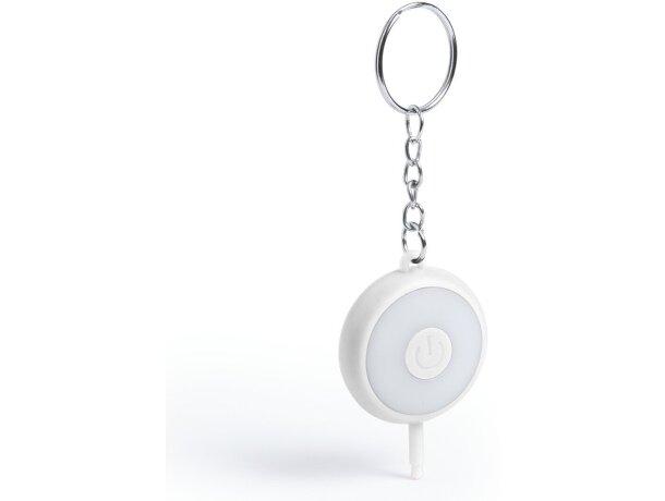 Llavero flash para móvil blanco barata
