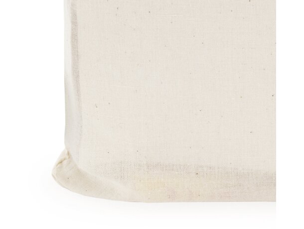 Bolsa de tela con asas largas detalle esquina