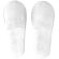 Pantuflas publicitarias de non-woven Flugax Blanco