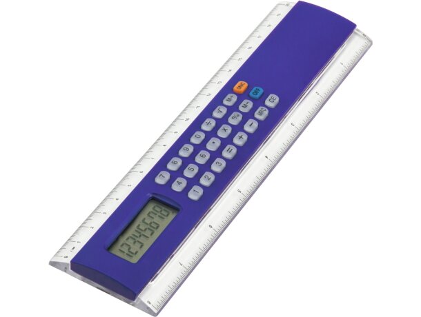Regla con calculadora de escritorio personalizada Regla con calculadora de escritorio personalizada