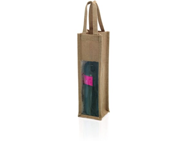 Bolsa de fibra natural para 1 botella