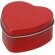 Vela aromática Linxo en caja metálica con forma de corazón detalle 2