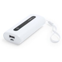 Batería portátil moderna con 2400 mah personalizada negra Batería portátil moderna con 2400 mah personalizada negra