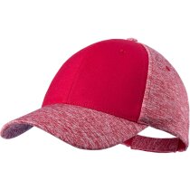 Gorra running publicitaria bicolor de poliéster