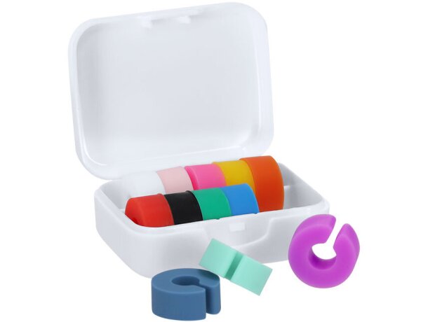 Identificador de copas Emelya en silicona flexible detalle 2