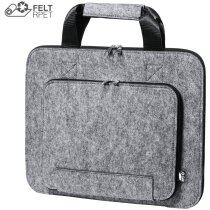 Portadocumentos Tanil fieltro RPET con cremallera