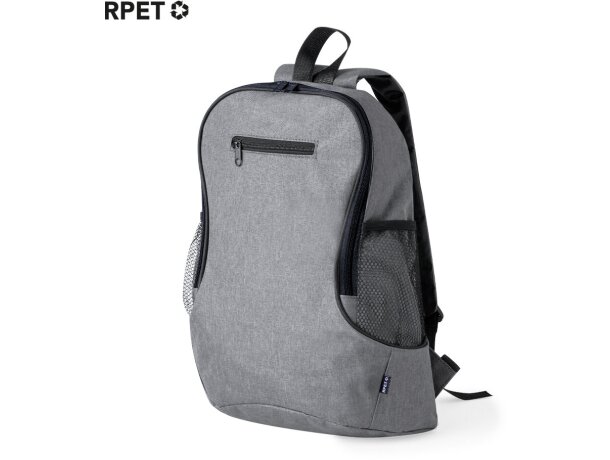 Mochilas infantiles en poliéster con bolsillo frontal rPET Sergli detalle 1