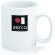 Taza de cerámica blanca básica para serigrafia personalizada