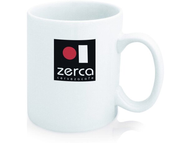 Taza de cerámica blanca básica para serigrafia personalizada