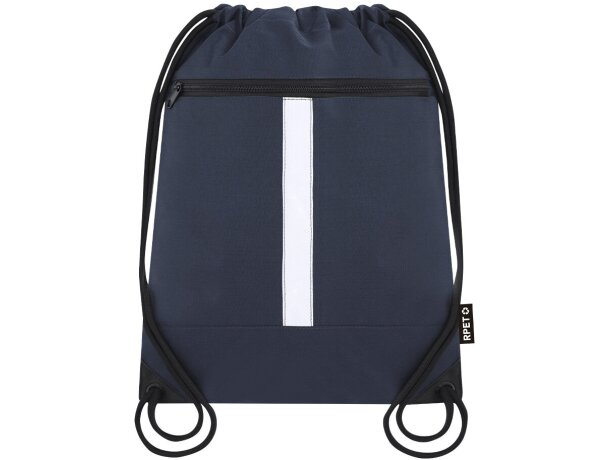 Mochila Widar en poliéster reciclado con elementos reflectantes detalle 1