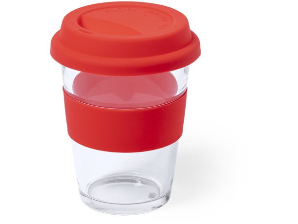 Vaso Durnox rojo